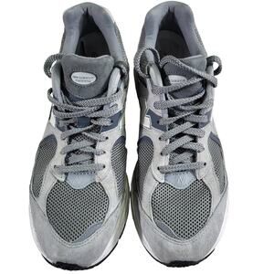 New Balance 2002R Steel/Lead/Orca sneaker with suede and mesh upper men size 9.5